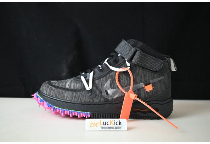 ow x nike air force 1 mid “black” do6290-001