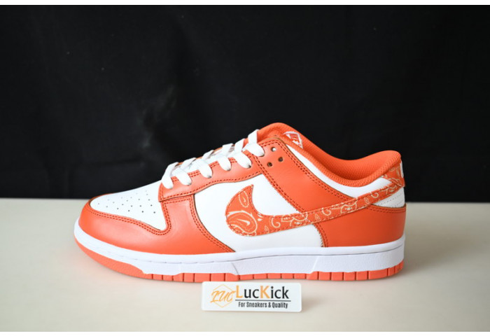 nike dunk low essential paisley pack orange (w)  dh4401-103
