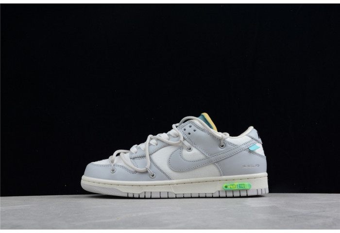 nike dunk low off-white lot 42- dm1602-117