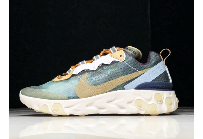 nike react element 87 undercover green mist bq2718-300
