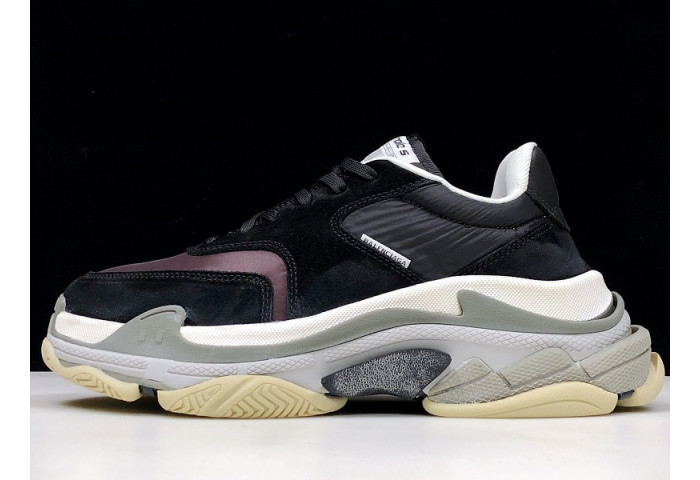 balenga triple s black burgundy 514008 w09s1 1058