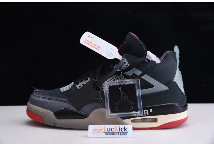 jordan 4 ow x air jordan 4 “bred” cv9388-001