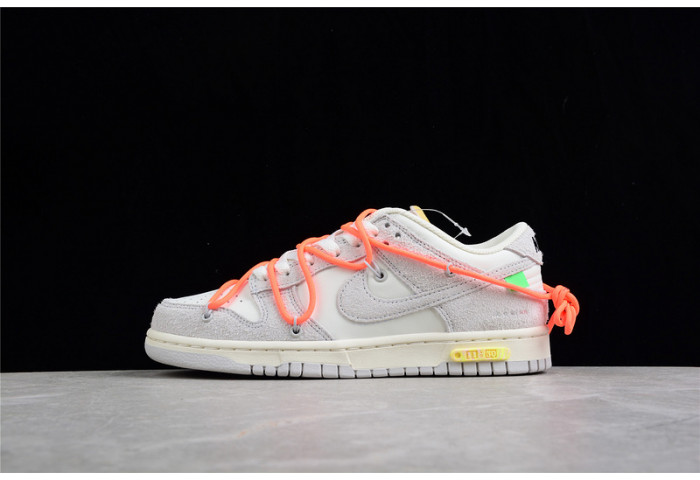 nike dunk low off-white lot 11 - dj0950-108