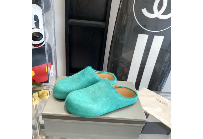 ma slide white fussbett sabot loafers mar-009