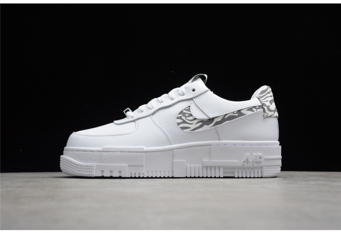 nike air force 1 low pixel se white zebra (w) dh9632-100