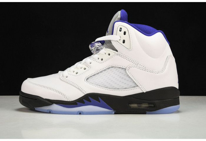 air jordan 5 white/dark concord-black  dd0587-141