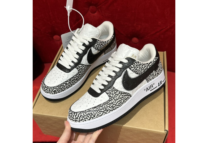 lou vuit sci-fi sneakers& nike air force 1  lvs&naf-002