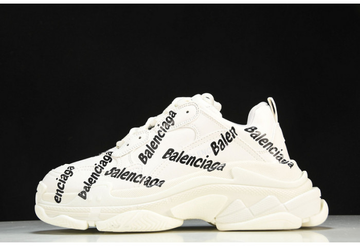 balenga triple s black clear sole btsbcs-026