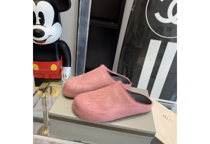 ma slide white fussbett sabot loafers mar-008