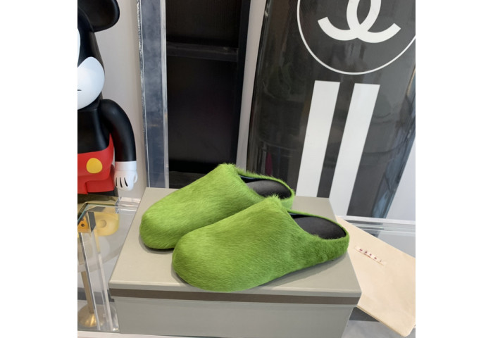 ma slide white fussbett sabot loafers mar-001