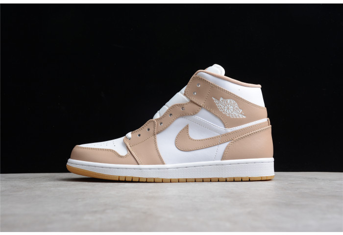 jordan 1 mid tan gum 554724-271
