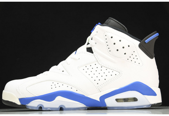 jordan 6 retro sport blue (2014) - 384664-107