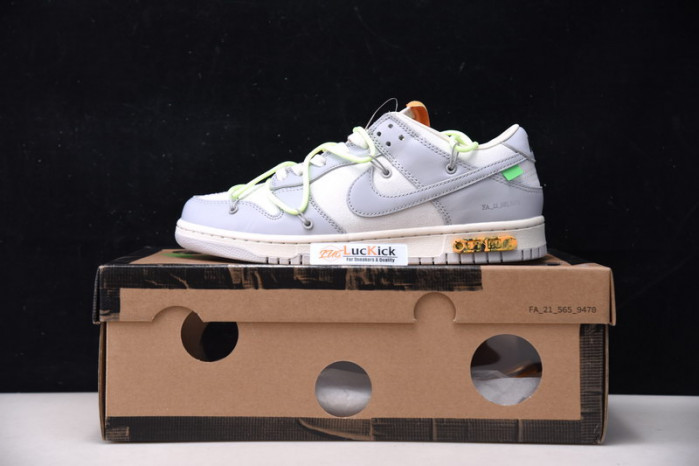 nike dunk low ow lot 43 - dm1602-128