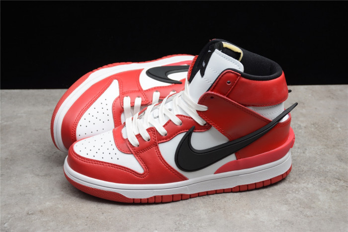 nike dunk high varsity red black white cu7544-102