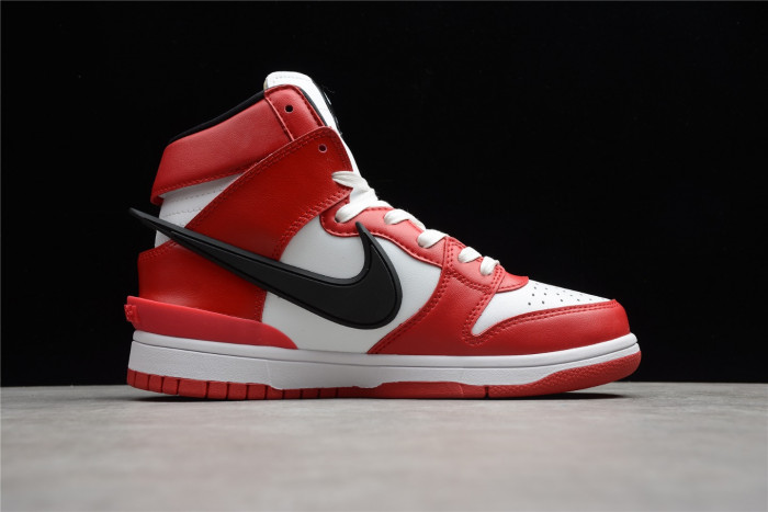 nike dunk high varsity red black white cu7544-102