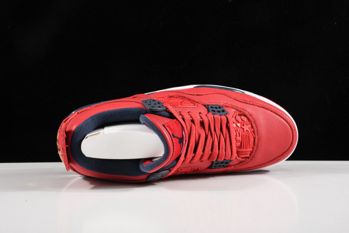 air jordan 4 iv retro fiba gym red black white cl1184-617