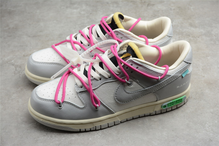 nike dunk low off-white lot 30 - dm1602-122