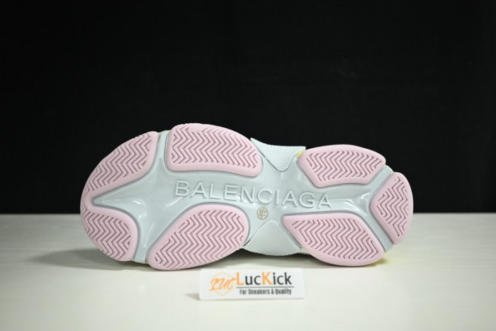 balenga triple s black clear sole 524039-w2fw4  7541