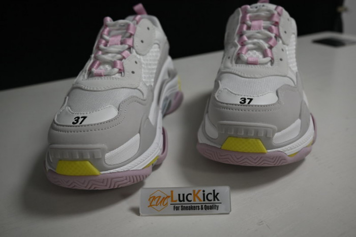 balenga triple s black clear sole 524039-w2fw4  7541