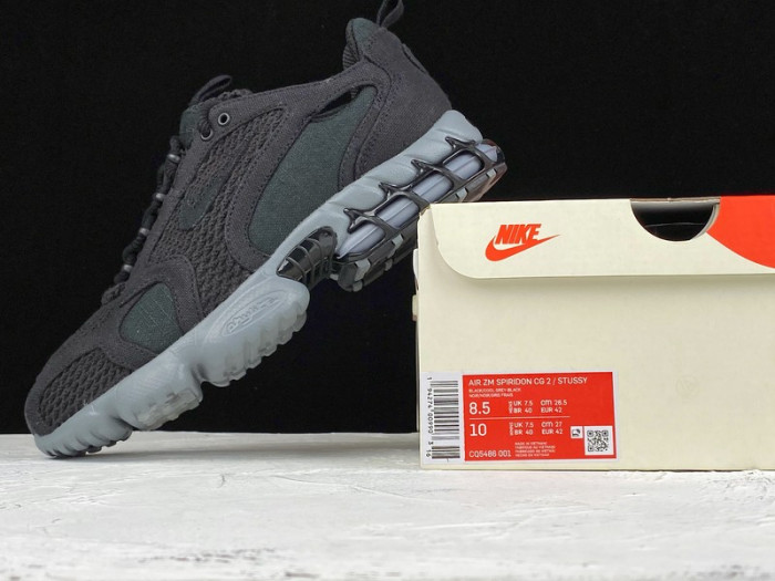 nike air zoom spiridon cage 2 stussy black cq5486-001