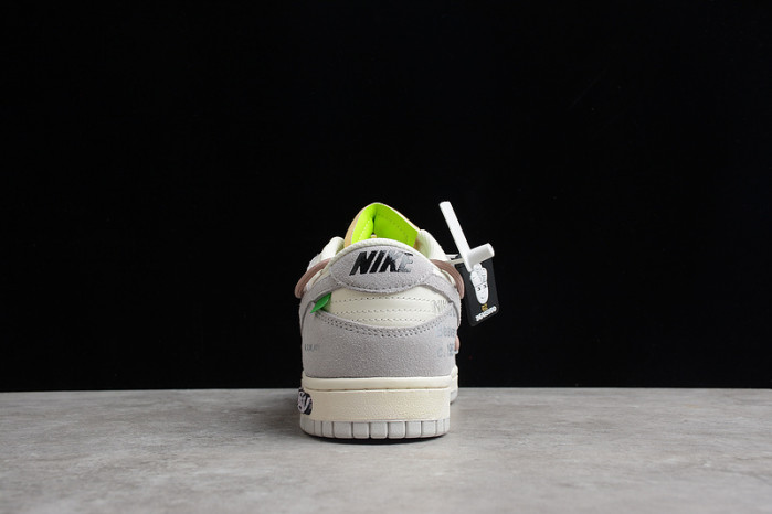 nike dunk low off-white lot 12 - em1602-113