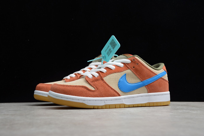 nike sb dunk low corduroy dusty peach   bq6817-201