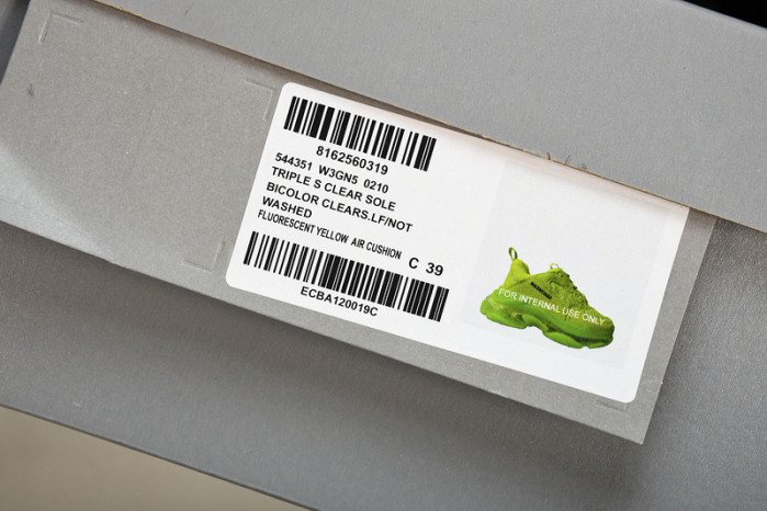 balenga triple s black clear sole    btsbcs-039