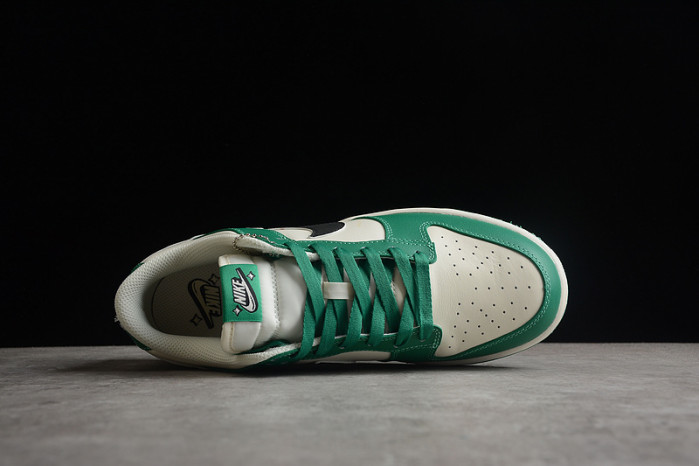 nike dunk low "lottery" green dr9654-100