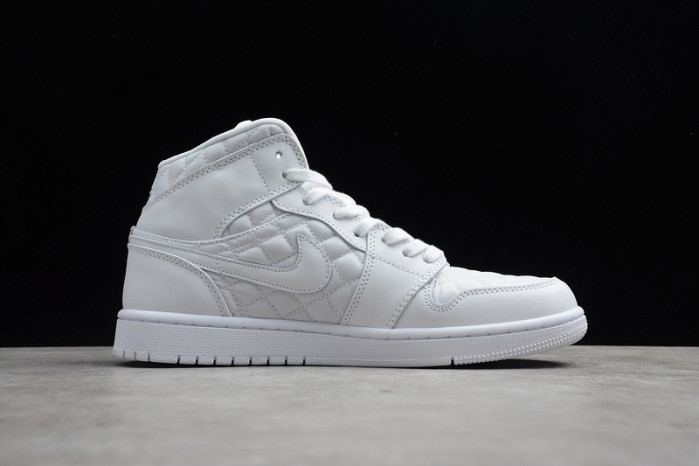 jordan 1 mid quilted white (w) db6078-100