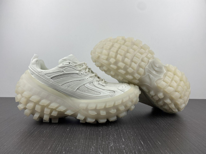 Ba*len*cia*ga track trainer  (all white night light ) btt-037