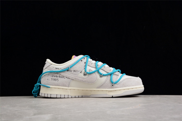 nike dunk low off-white lot 36- dj0950-107