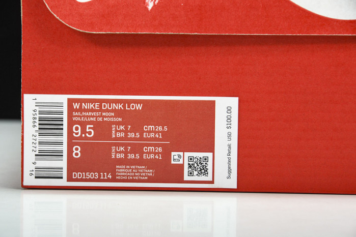 nike dunk low wmns "harvest moon"  dd1503-114