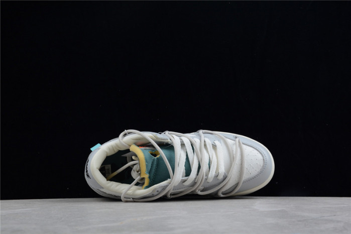 nike dunk low off-white lot 42- dm1602-117