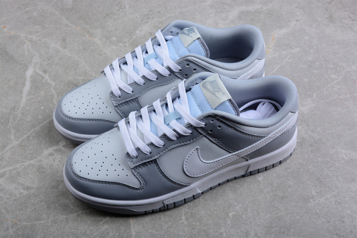 nike dunk low two tone grey    dj6188-001