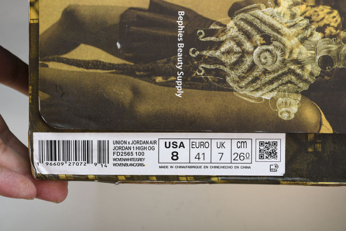 union x air jordan 1 high “woven”  fd2565-100