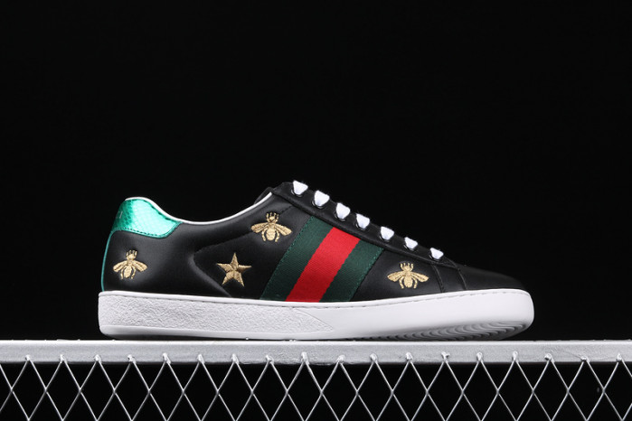 gc ace embroidered low-top blackstar