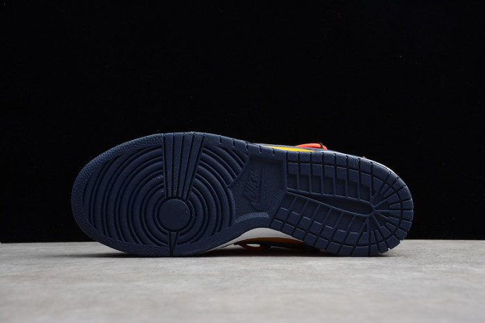 nike dunk low ow university gold midnight navy ct0856-700