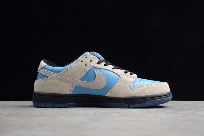 nike sb dunk low light cream thunderstorm bq6817-200