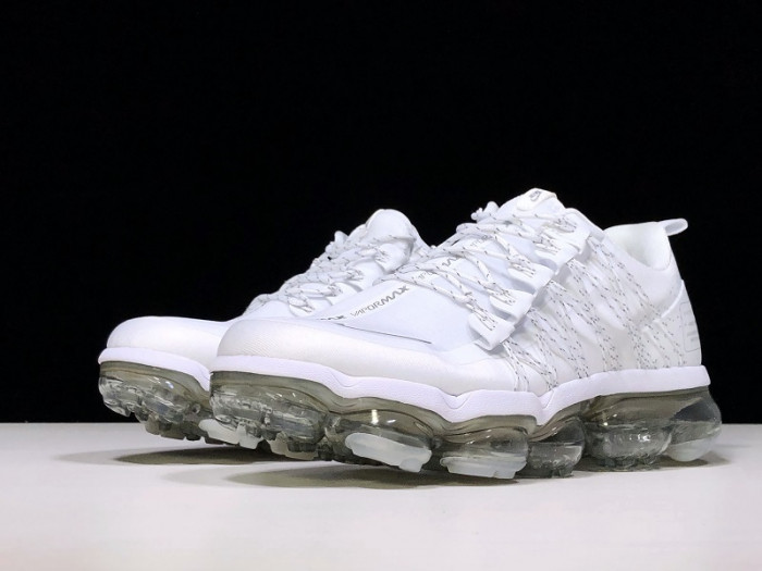 nike air vapormax run utility white reflect silver (w) aq8811-100