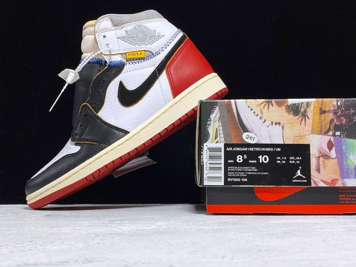 jordan 1 retro high union los angeles black toe bv1300-106