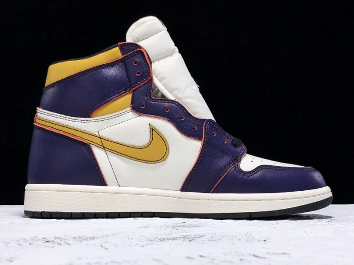 air jordan 1 retro high og defiant sb lakers cd6578-507