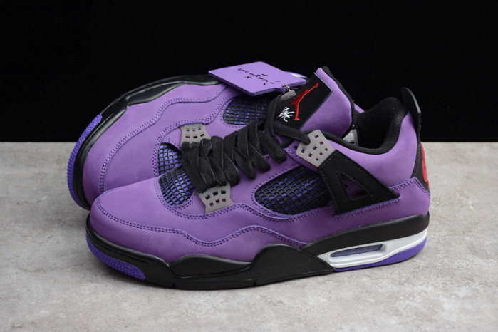 2018 TRAVIS SCOTT X AIR JORDAN 4 “PURPLE”308497-510