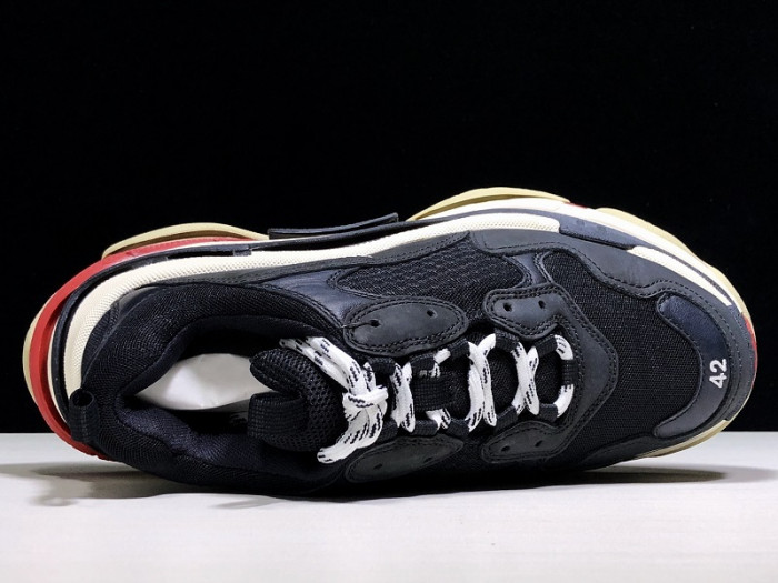 balenga triple s black white red 483513-w06e1-1000