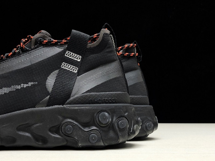 nike react runner mid wr ispa black at3143-001