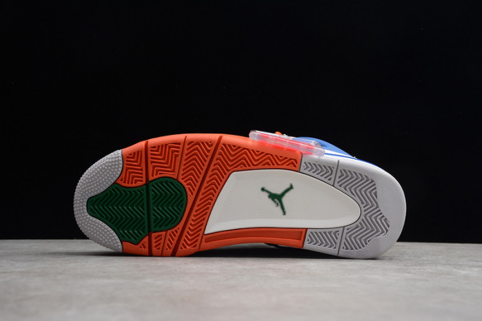 air jordan 4 white/bright crimson-royal blue 308497-171