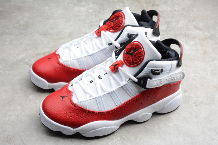 jordan 6 rings white university red 322992-120