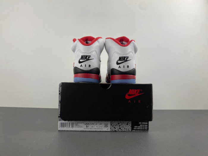 Air Jordan 5 “Fire Red Black Tongue” HQ7980-101