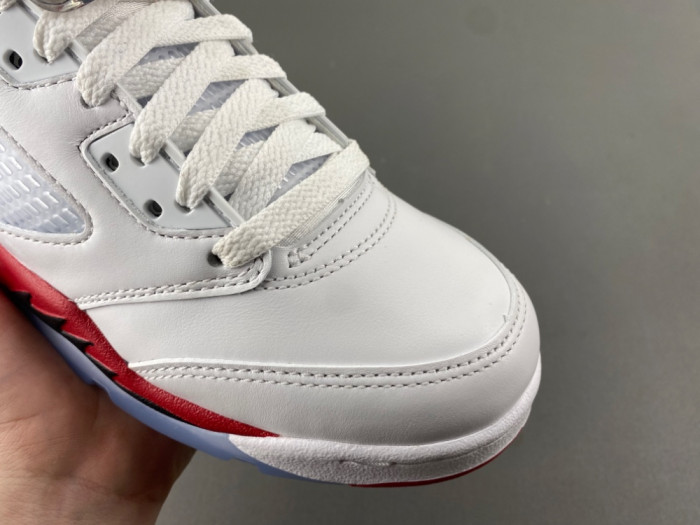 Air Jordan 5 “Fire Red Black Tongue” HQ7980-101