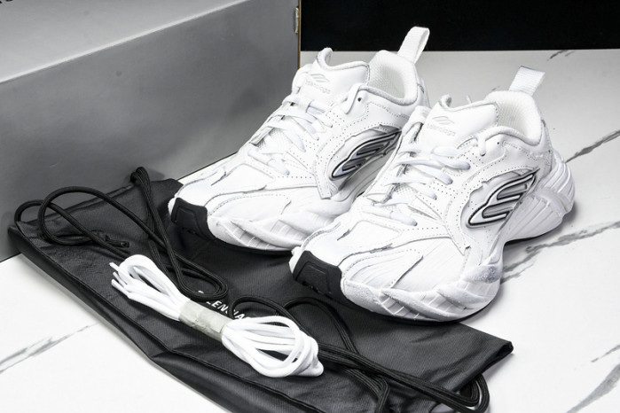 B*al*enciaga Monday Sneaker White Grey BMS-002