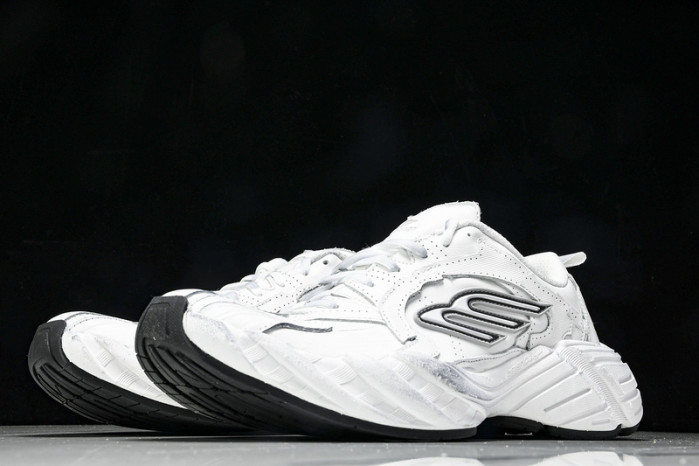 B*al*enciaga Monday Sneaker White Grey BMS-002